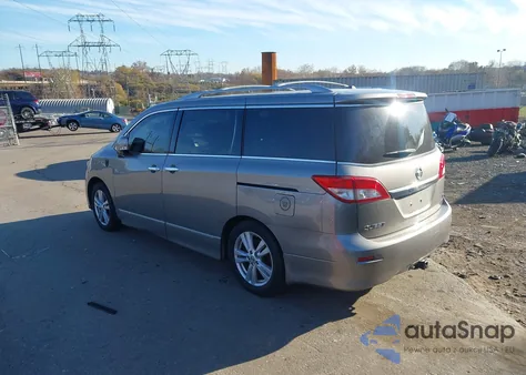 2013 Nissan Quest Le from USA, damaged, VIN JN8AE2KPXD9066864